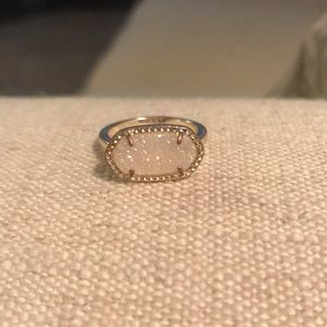 kendra scott ring - iridescent drusy size 6